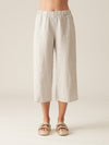 Easy Crop Linen Pant