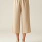 Easy Crop Linen Pant
