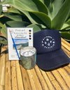 Stinson Beach Adventure Bundle - Foam Trucker Hat, Watercolor Kit & Candle
