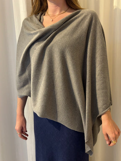 Cashmere Poncho (One Size)