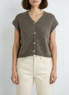 Sleeveless Knit Sweater Vest