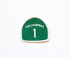 Califonria Pacific Coast Highway 1 Embroidered Iron on Patch