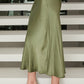 Olive Green Slip Skirt