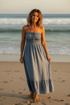 Ruched Strapless Dress