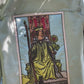 The Queen of Wands Tarot Card Denim Jacket