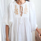Hand Embroidered Cotton Gauze Dress