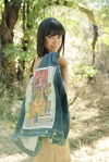 The Queen of Wands Tarot Card Denim Jacket