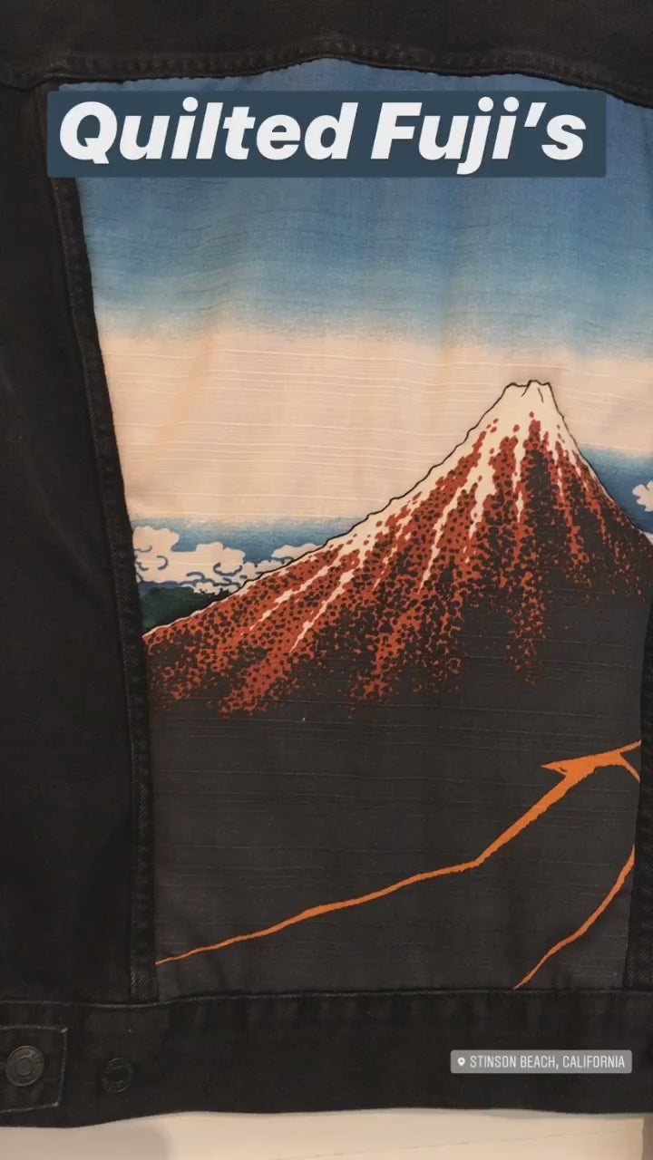 The Mt. Fuji Denim Jacket – Sacred Tide