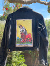 Strength Tarot Card Denim Jacket